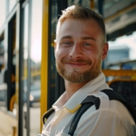 Male Bus Driver Portrait